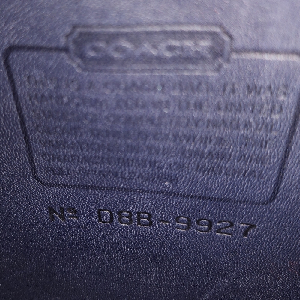 **SOLD**Vintage Coach Navy Willis #9927 - Picture 12 of 13